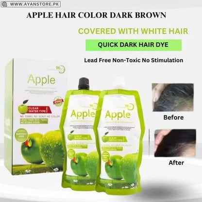 Apple Hair Color – Black (Ammonia-Free)