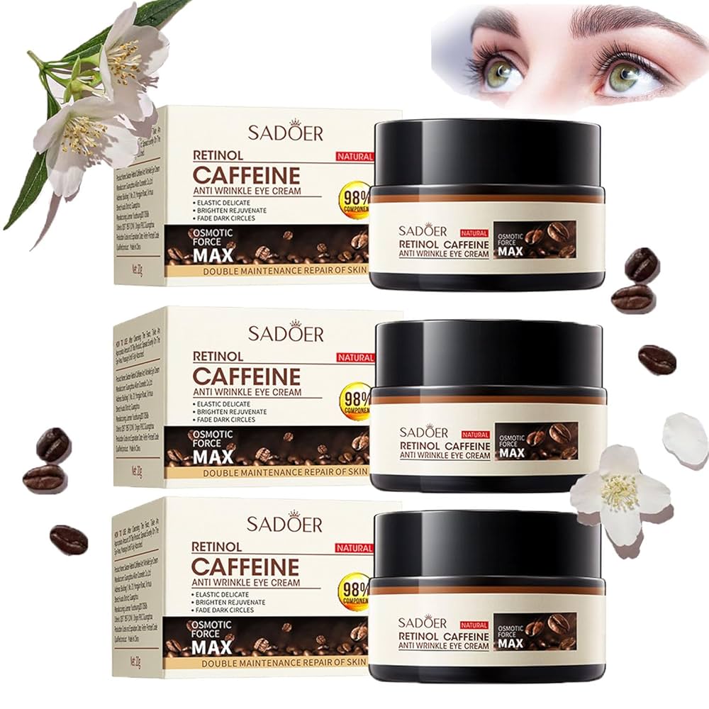 SADOER Retinol Caffeine Anti-Wrinkle Eye Cream